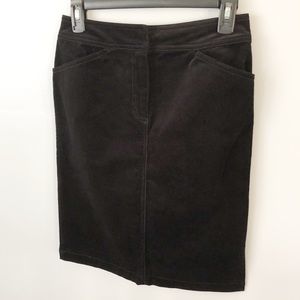 J. CREW Cotton Corduroy Pencil Skirt